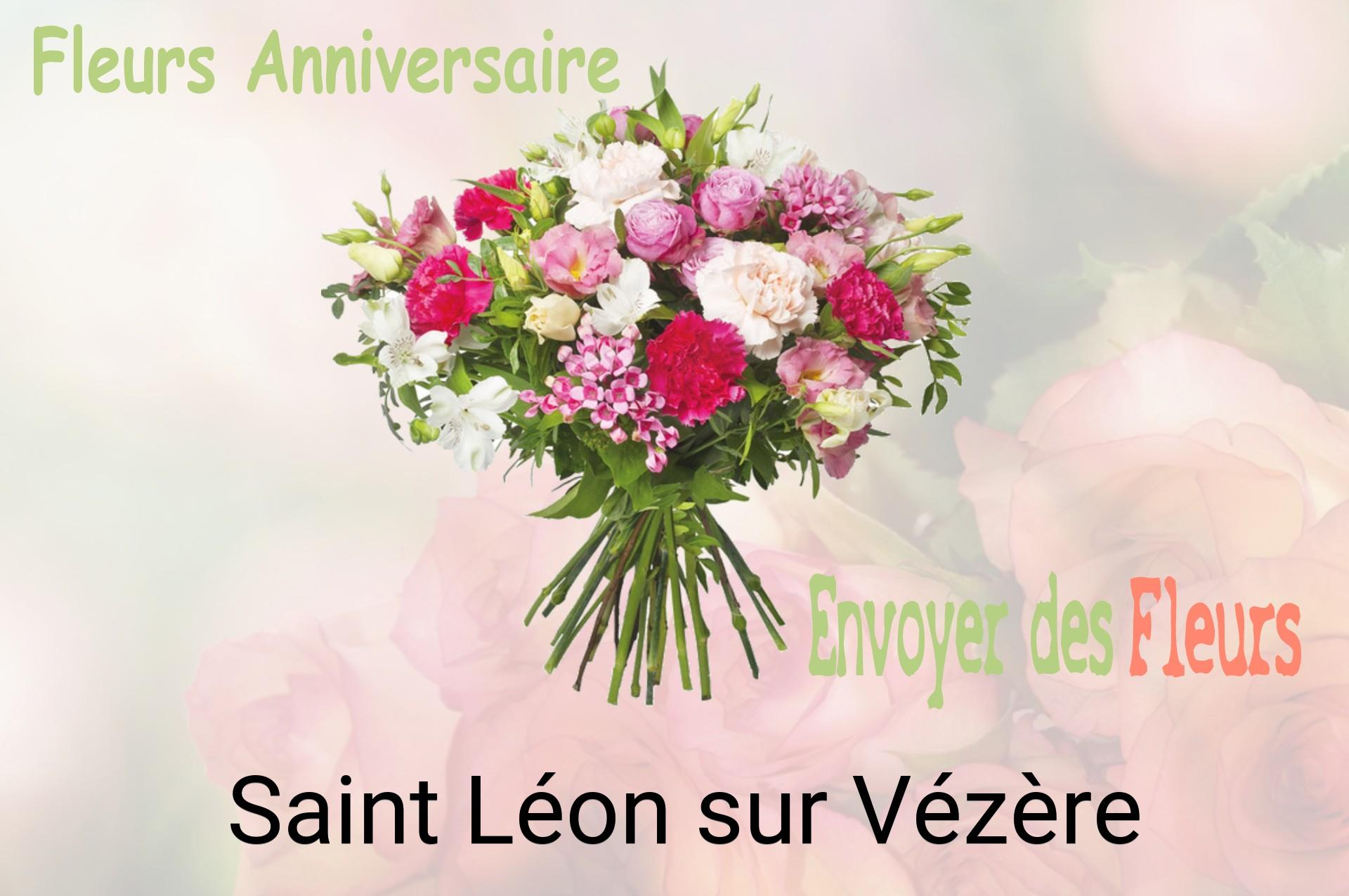 Bouquet de fleurs d’anniversaire livré à Saint-Léon-sur-Vézère